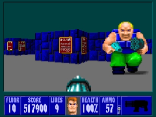 Скріншот 6 - огляд комп`ютерної гри Wolfenstein 3D: Spear of Destiny